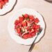 Summer Watermelon Salad with Crumbled Vegan Feta