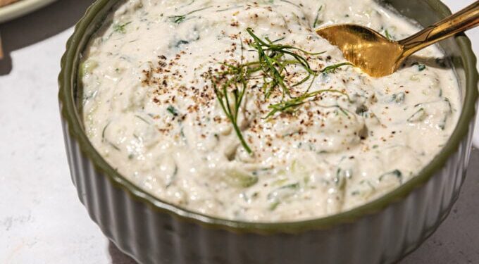 Life-Changing Vegan Cashew Tzatziki