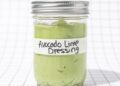 Creamy Blended Avocado Lime Dressing
