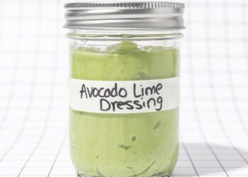 Creamy Blended Avocado Lime Dressing